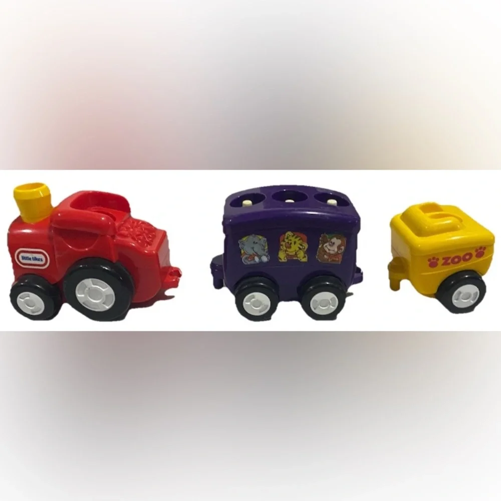 Little Tikes Vintage Toddler Zoo Train Set